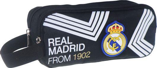 Κασετίνα Real Madrid με 2 Θήκες Μαύρο