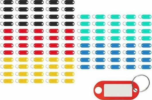 Μπρελόκ Ετικέτα Κλειδιών 100τμχ 6.5x2.1cm
