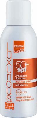 Αντηλιακή Λοσιόν Σώματος InterMed Antioxidant Sunscreen Invisible Water Αδιάβροχη SPF50 σε Spray 100ml