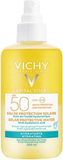 Αντηλιακό Νερό Προστασίας Vichy Ideal Soleil Solar Protective Water Hydrating SPF50 200ml