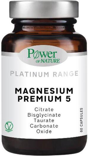 Power Of Nature Platinum Range Magnesium Premium 5 60 Κάψουλες
