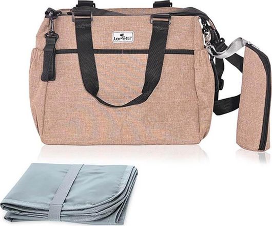 Τσάντα-Αλλαξιέρα Lorelli Maya Ώμου/Χειρός Μπεζ