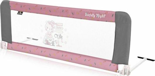 Προστατευτικό Κάγκελο Κρεβατιών Lorelli Safety Night Πτυσσόμενο 125cm Ροζ