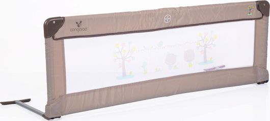 Cangaroo Πτυσσόμενο Προστατευτικό Κάγκελο Κρεβατιών από Ύφασμα Μπεζ 130x43.5cm