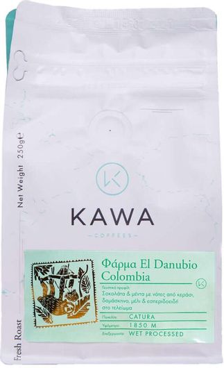 Καφές Φίλτρου Kawacom Colombia Fazenda El Danubio 250gr