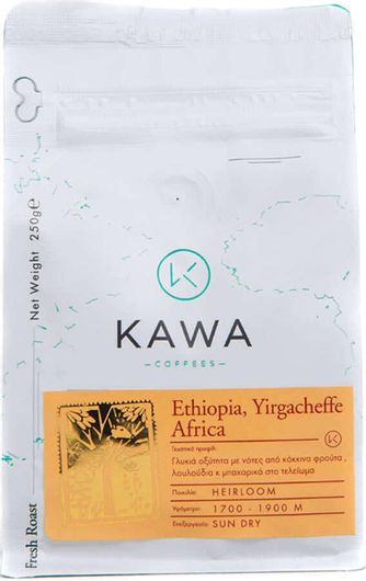 Καφές Φίλτρου Kawacom Ethiopia Yirgacheffe 250gr