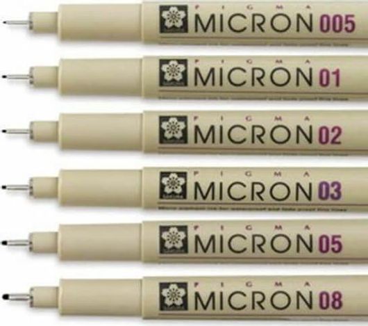 Μαρκαδορος Σχεδιου Sakura Pigma Micron 0.5 Μπλε