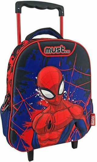 Σχολική Τσάντα Νηπίου Must Τρόλεϊ Spiderman Πολύχρωμο
