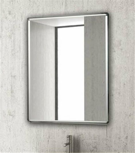 Καθρέπτης Μπάνιου Karag 10014 Ορθογώνιος 60x80cm Γκρι