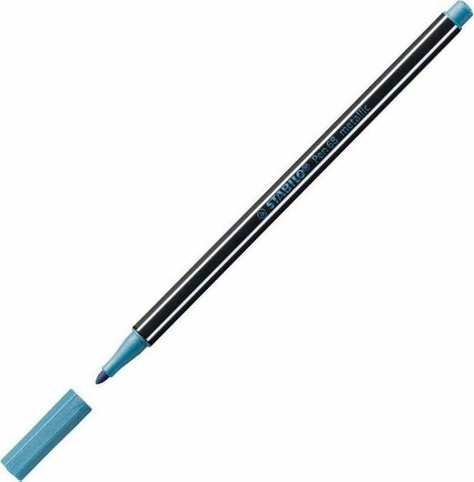 Stabilo Pen 68 Μαρκαδόρος Σχεδίου 1mm Metallic Μπλε (128068841)