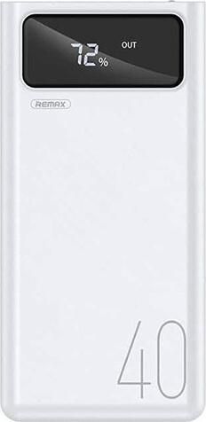 Remax RPP-113 Power Bank 40000mAh με 4 Θύρες USB-A Λευκό