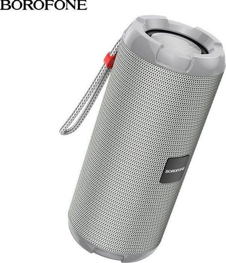 Ηχείο Bluetooth Borofone BR15 10W με Ραδιόφωνο & 2.5 Ώρες Λειτουργίας Γκρι