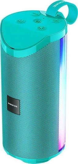 Ηχείο Bluetooth Borofone BR5 Adventure 10W με Ραδιόφωνο & 2.5 Ώρες Λειτουργίας Πράσινο