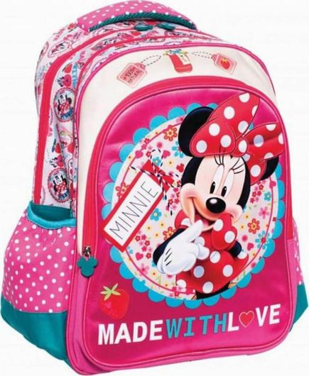 Σχολική Τσάντα Δημοτικού Πλάτης Gim Minnie Jam Πολύχρωμο