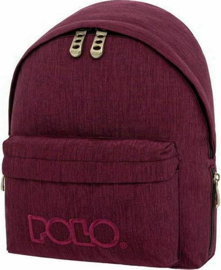 Σχολική Τσάντα Νηπίου Polo Πλάτης Mini Bag Μπορντό