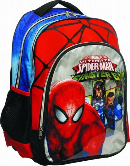 Σχολική Τσάντα Δημοτικού Πλάτης Gim Spiderman Sinister Πολύχρωμο