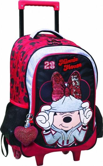 Σχολική Τσάντα Δημοτικού Gim Τρόλεϊ Minnie Athletic Πολύχρωμο