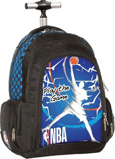 Σχολική Τσάντα Δημοτικού Back Me Up Τρόλεϊ NBA Play The Game Πολύχρωμο