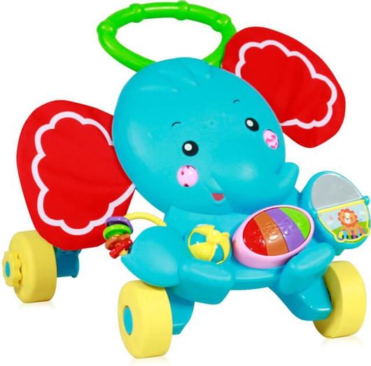 Περπατούρα Lorelli Activity Walker Elephant Γαλάζιο