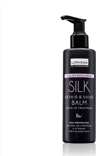 Μετάξι Μαλλιών Lorvenn Silk Repair Shine Balm 200ml