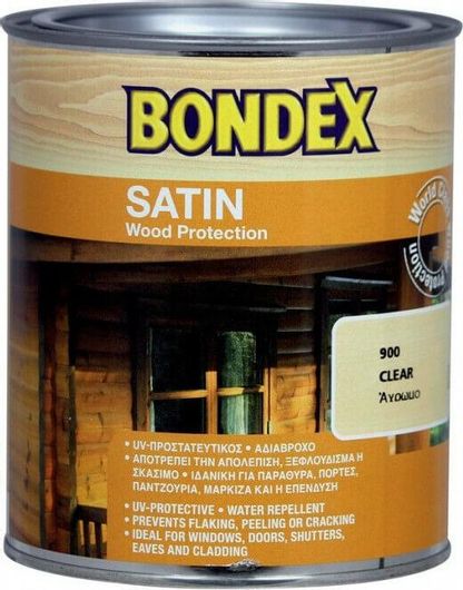 Βερνίκι Εμποτισμού Bondex Wood Protection 900 750ml Άχρωμο Σατινέ