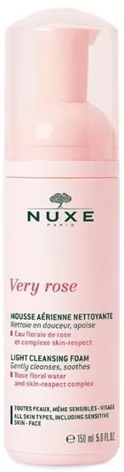 Αφρός Καθαρισμού Προσώπου Nuxe Very Rose Light Cleansing Foam 150ml
