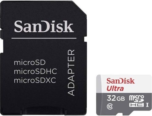 Sandisk Ultra microSDHC 32GB Class 10 A1 with Adapter