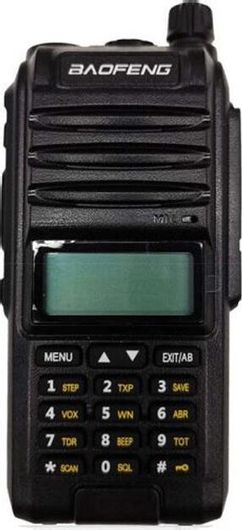 Baofeng UV-9R Plus Ασύρματος Πομποδέκτης UHF/VHF με Μονόχρωμη Οθόνη Μαύρος