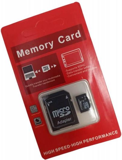 microSDHC 4GB με αντάπτορα