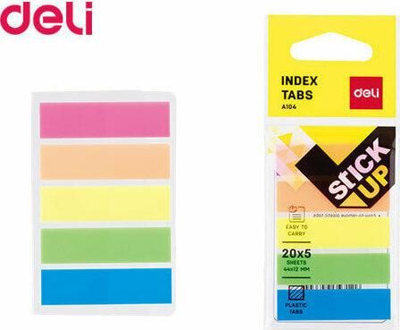 Σελιδοδείκτης Deli Αυτοκολλητος 5x20φ 44x12mm
