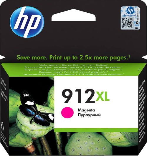 HP 912XL Γνήσιο Μελάνι Εκτυπωτή InkJet Ματζέντα 3YL82AE
