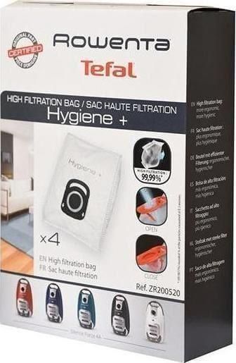 Σακούλες Σκούπας Συμβατές με Σκούπα Rowenta ZR200520 Hygiene+ 4τμχ