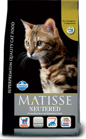 Ξηρά Τροφή Γάτας Farmina Matisse Neutered 1.5kg για Ενήλικες Στειρωμένες Γάτες με Κοτόπουλο & Ρύζι