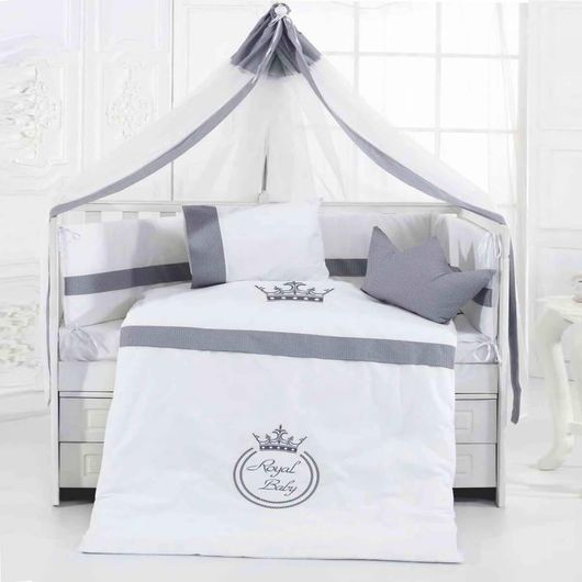 Σετ Προίκας Μωρού Abo Royal Προίκας 9 τμχ 70*140