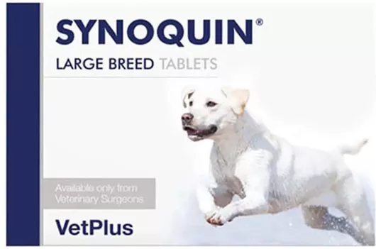 Συμπλήρωμα Διατροφής Σκύλου Vet Plus Synoquin Tasty Large Breed Πολυβιταμίνες 30 Δισκία