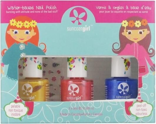 Σετ Παιδικά Βερνίκια Νυχιών SunCoat Girl Egg Spiration 3x9ml