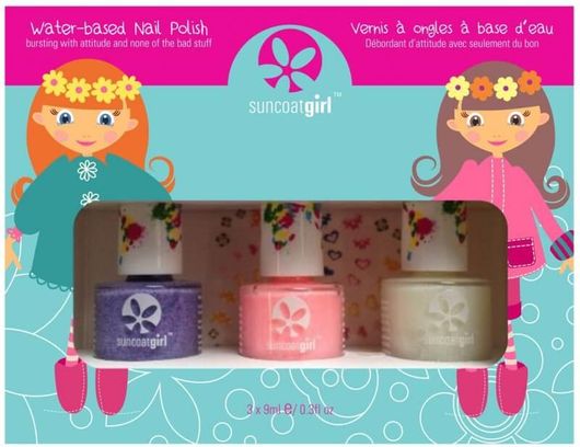 Σετ Παιδικά Βερνίκια Νυχιών SunCoat Girl Pretty Me 3x9ml