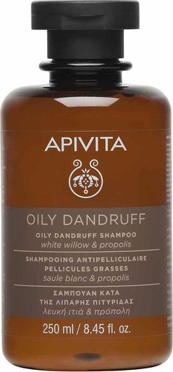 Σαμπουάν Apivita Oily Dandruff White Willow & Propolis κατά της Πιτυρίδας για Λιπαρά Μαλλιά 250ml