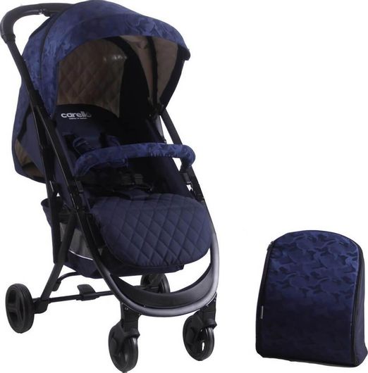Παιδικό Καρότσι Carello M18 - Camouflage 60.446 με Ποδόσακο Μπλε