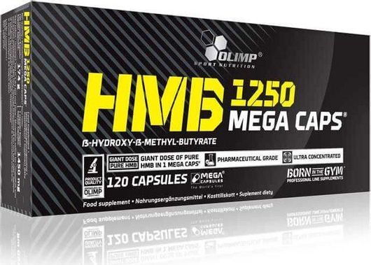 Olimp Sport Nutrition HMB MEGA 1250 1250mg Ειδικό Συμπλήρωμα Διατροφής 120 κάψουλες