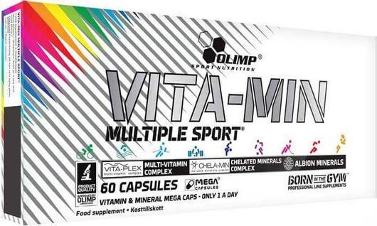 Olimp Sport Nutrition Vita Min Πολυβιταμίνη για Ενέργεια, Ενίσχυση του Ανοσοποιητικού & Αντιοξειδωτική δράση 60 κάψουλες