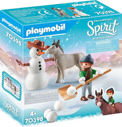 Playmobil Παιχνίδια στο Χιόνι με τον Σνιπς & τον Σενιόρ Καροτς  για 4+ Ετών #70398