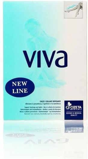 Καλσόν Viva Διαβαθισμένης Συμπίεσης 70 Den 12mmHg Nero No5