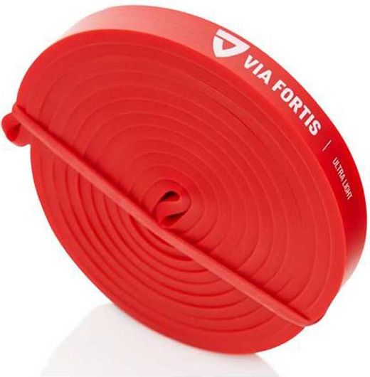 Λάστιχο Γυμναστικής Via Fortis Loop Πολύ Μαλακό Κόκκινο