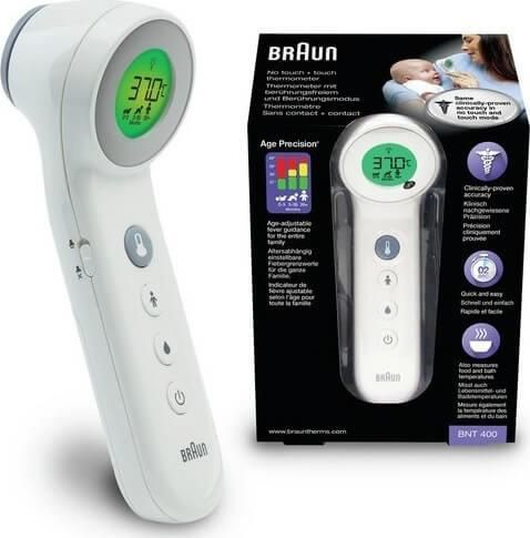 Braun Ψηφιακό Θερμόμετρο Μετώπου με Υπέρυθρες Κατάλληλο για Μωρά S6503761
