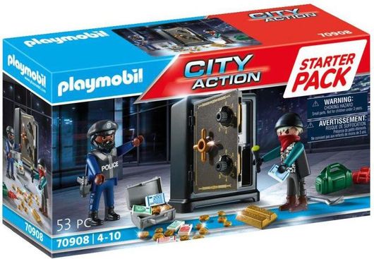 Playmobil City Action Σύλληψη Διαρρήκτη Χρηματοκιβωτίου για 4-10 ετών