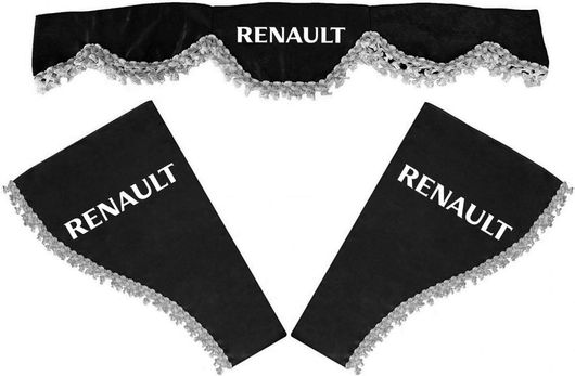 Κουρτίνες για Renault Μαύρες