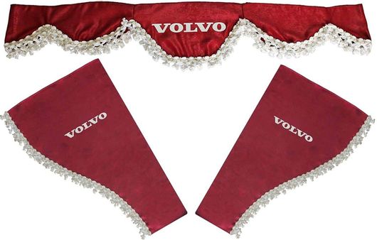 Κουρτίνες για Volvo Κόκκινες