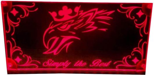 Διακοσμητική Πινακίδα Καμπίνας LED για Scania Αριστερή Κόκκινη