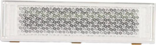 Πλαινό Ανακλαστικό WAS με αυτοκόλλητο 126X34 Λευκό